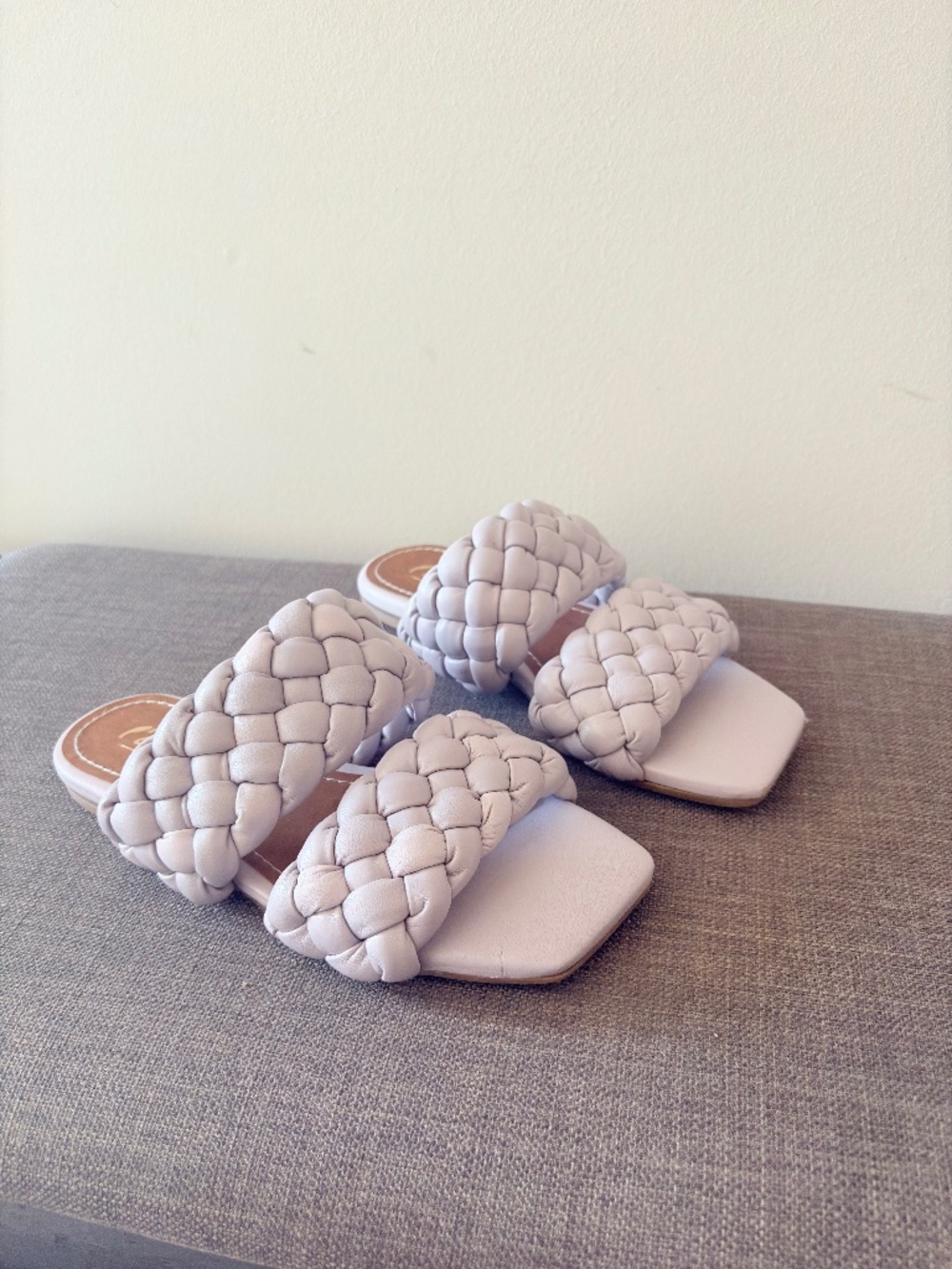 L'INTERVALLE Braided Lavender Sandals
